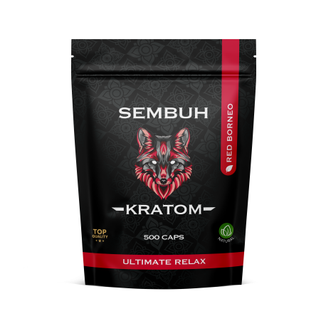 Sembuh Kratom Capsules - Red Borneo - Ultra Relaxing