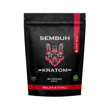 Sembuh Kratom Powder - Red Bali - Relax & Chill