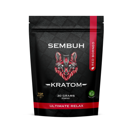 Sembuh Kratom Powder - Red Borneo - Ultra Relaxing