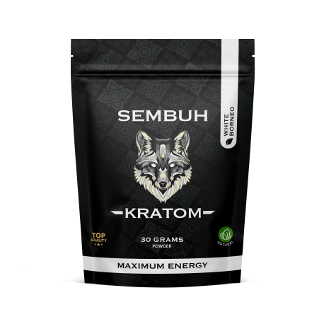 Sembuh Kratom Powder - White Borneo - Maximum Energy