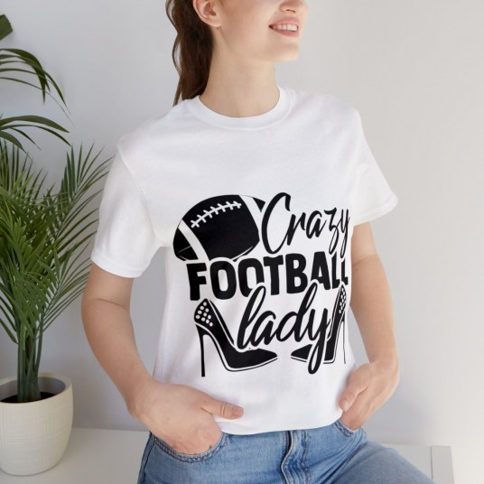 Crazy Football Lady Tee