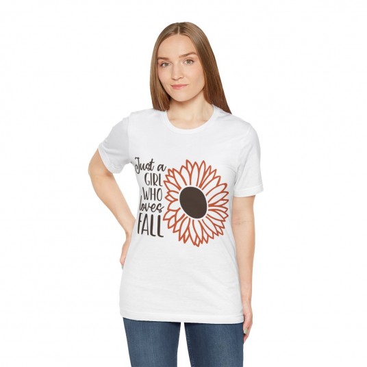 Just A Girl Who Loves Fall Tee