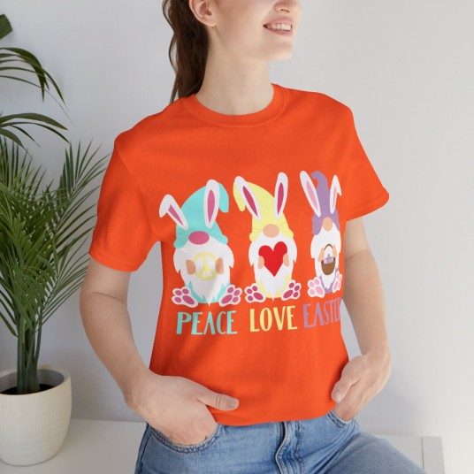 Peace Love Easter Gnomes Tee