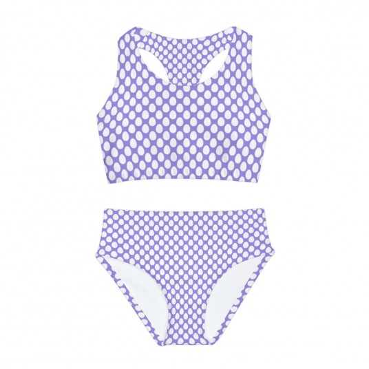 Lavender Girls Two Piece Swimsuit