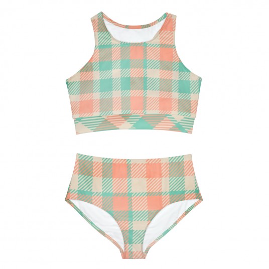Plaid Bikini Set 