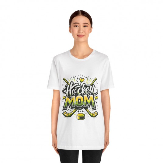 Hockey Mom Yellow Tee