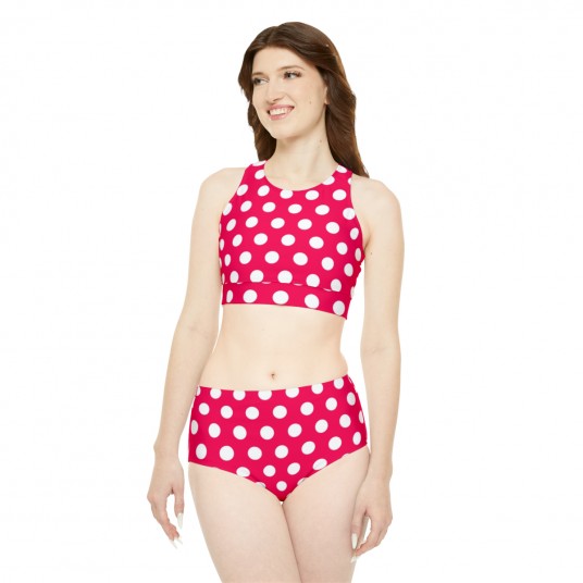 Red Polka Dot Sporty Set 