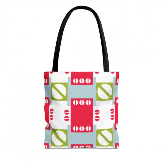Red and Green Screws Tote Bag