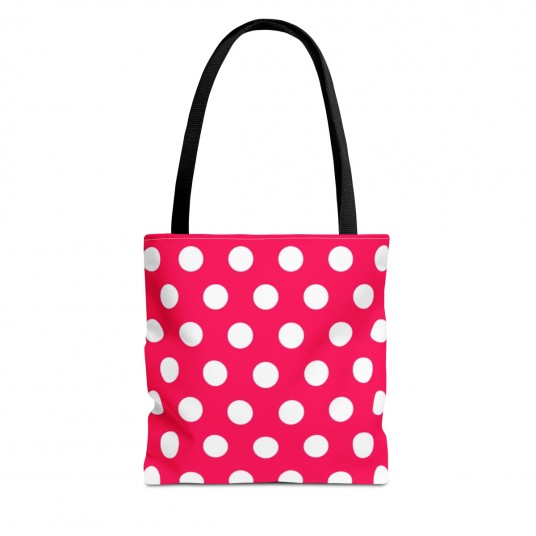 Red Polka Dot Tote Bag