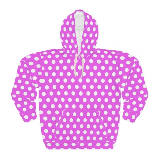 Pink Polka Dot Hoodie 