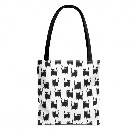 Black Cat Tote Bag 