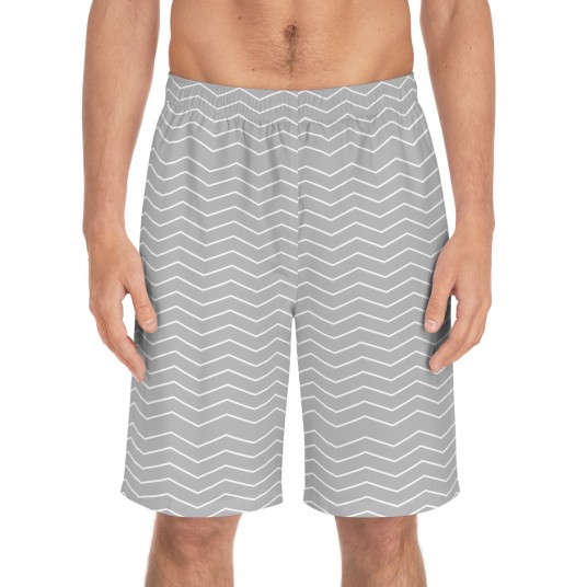 Grey Ziggy Board Shorts 