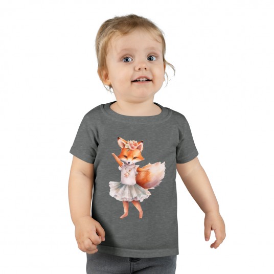 Fox Ballerina Toddler T-shirt