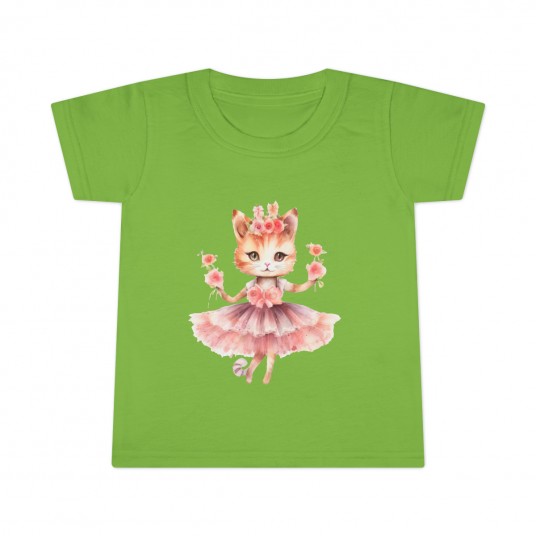 Cat Ballerina  3 Toddler T-shirt