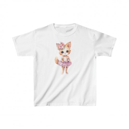 Kids Cat Ballerina  1 Tee