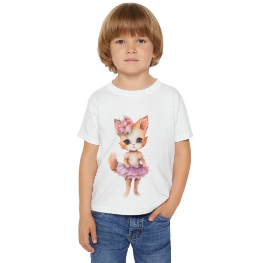 Cat Ballerina  1 Toddler T-shirt