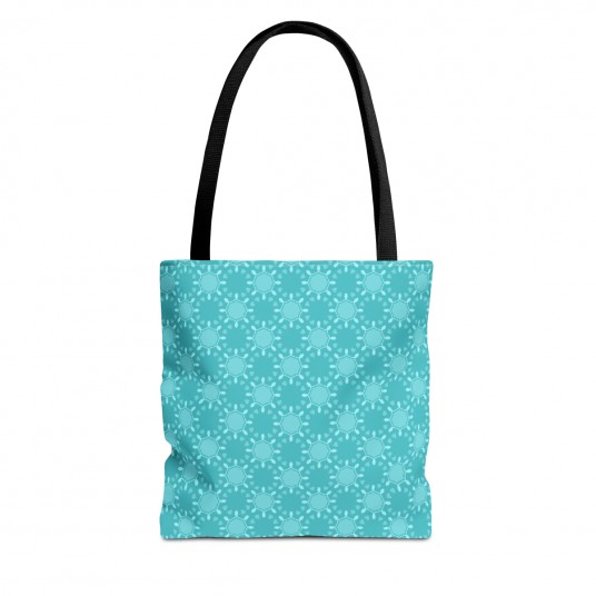 Aqua Shell Tote Bag