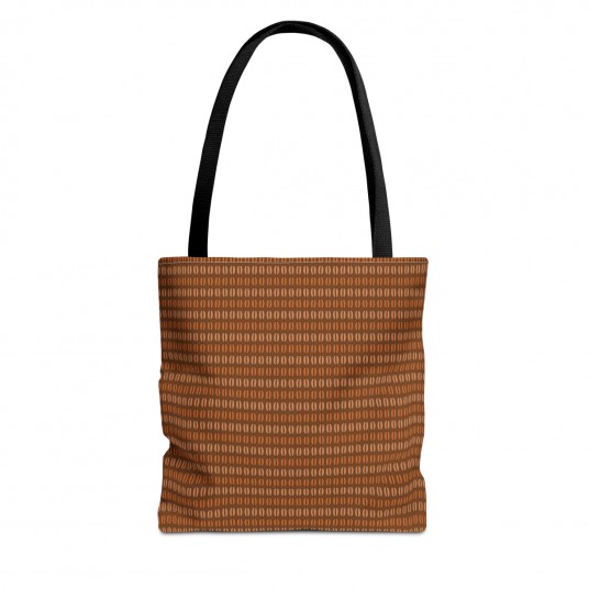 Coffee Stripes Tote Bag
