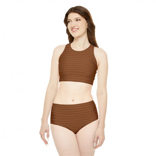 Coffee Stripes Sporty Set 