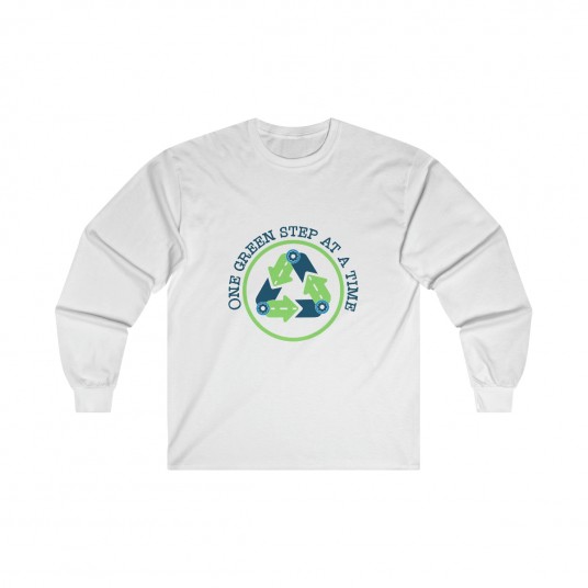 One Green Step at a Time Long Sleeve Tee