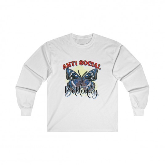 Anti Social Butterfly Long Sleeve Tee