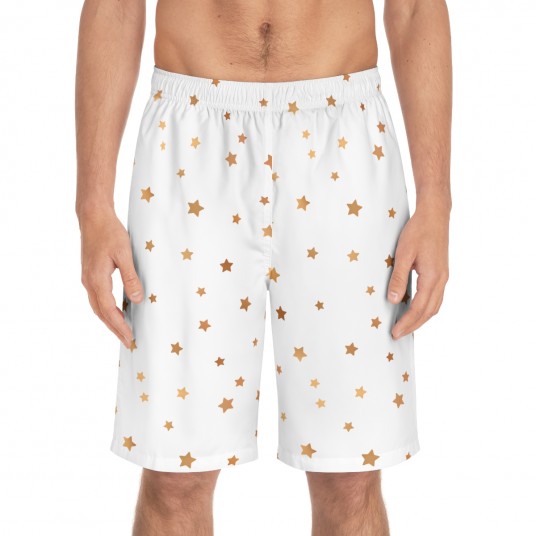 Men s Gold Star Board Shorts 