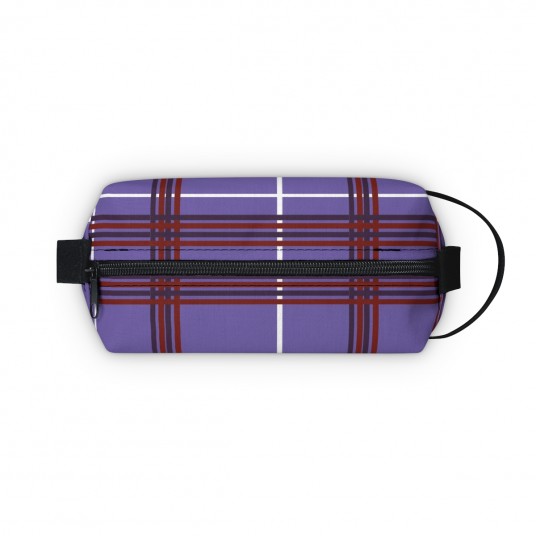 Purple Plaid Toiletry Bag