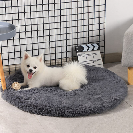 Round Cat/Dog Bed Fluffy Mat Blanket