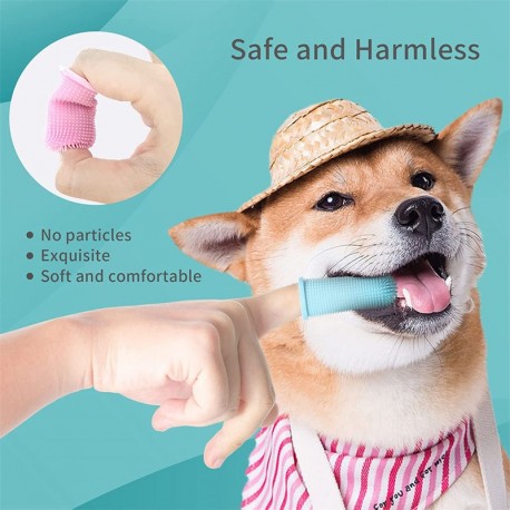Dog/Cat Super Soft Pet Finger Toothbrush