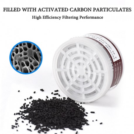 Multipurpose Black Gas Full Mask Respirator Painting Spray Pesticide Natural Rubber Mask Chemical Prevention Mask