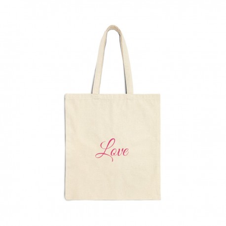 Cotton Canvas Tote Bag ~ Love Series