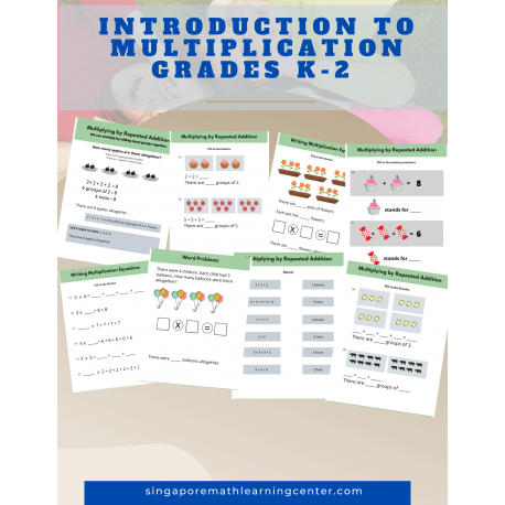Printable Worksheets – Introduction to Multiplication Grades K-2