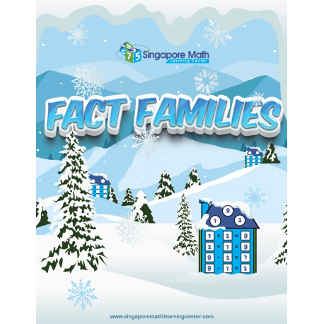 FREE: Winter - Themed Fact Family Templates