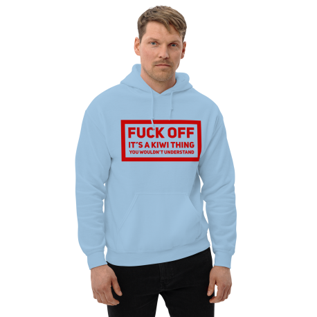 FUCK OFF It's A Kiwi Thing Male Hoodie