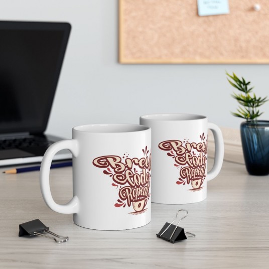 Brew - Code - Repeat | Mug