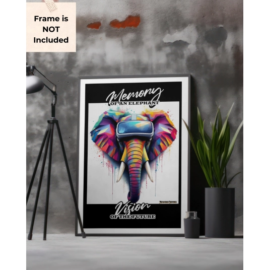 Memory of an Elephant, Vision of the Future | Poster