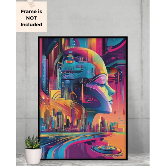 Neon Dreamscape | Poster