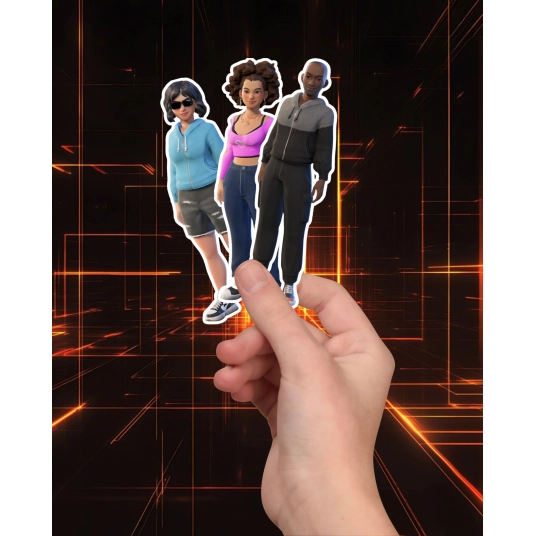 Custom Avatar Sticker Sheet