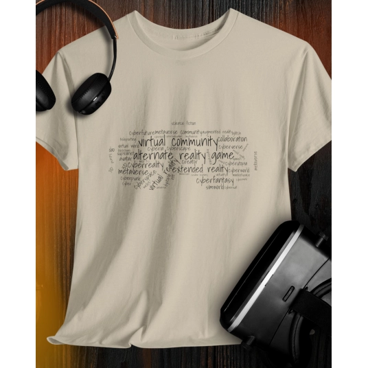 VR Headset Shaped Wordart