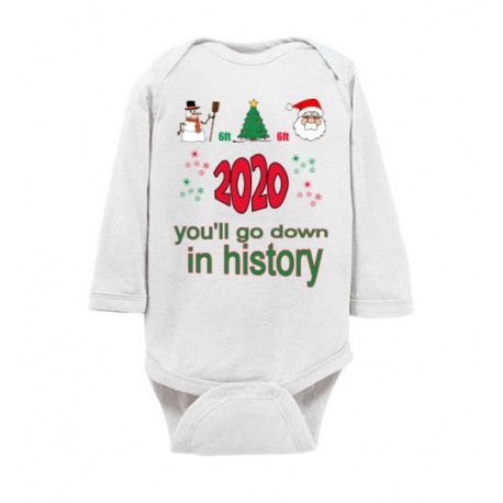 2020 Christmas covid19 kids bodysuit