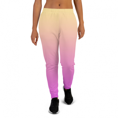 Pink and yellow Women's Joggers sweatpants