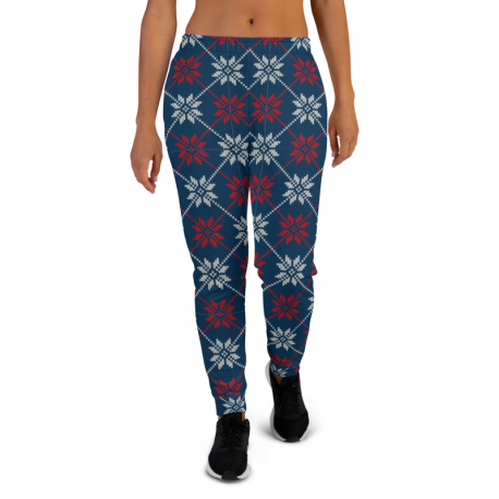 Christmas snowflakes Women's Joggers