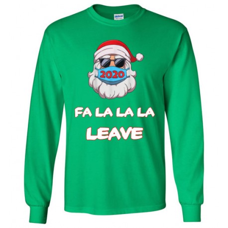 2020 Christmas covid19 mask long sleeve tshirt.