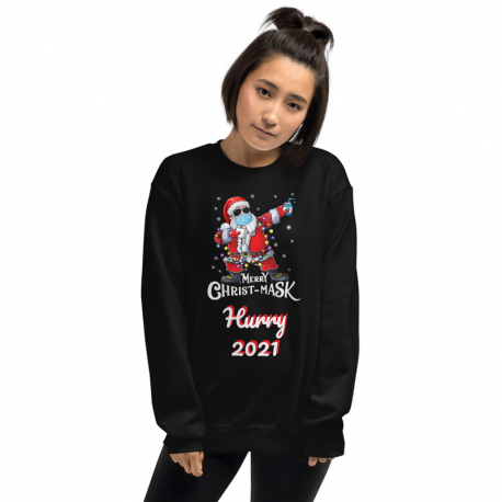 Merry Christmas mask sweatshirts Unisex Sweatshirt