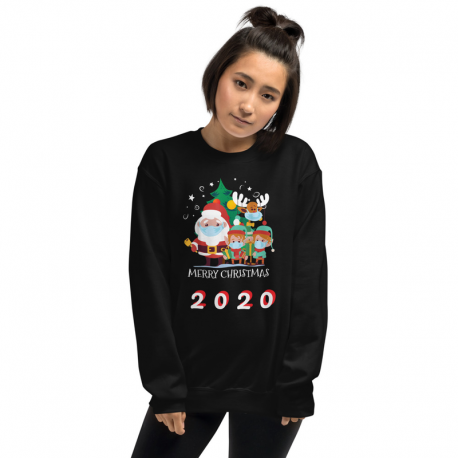 Merry Christmas with santas elves. Unisex Sweatshirt