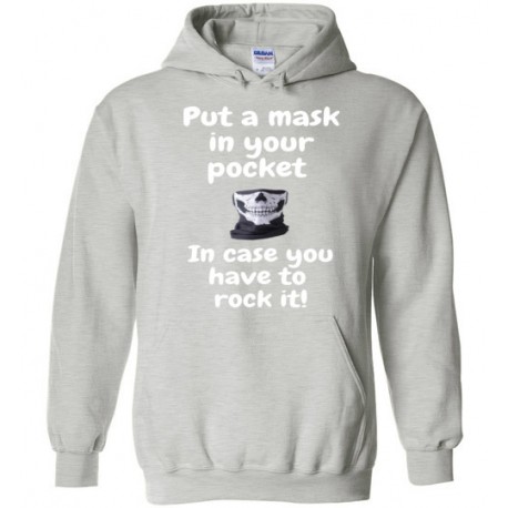 Covid19 Pandemic Mask Hoodie