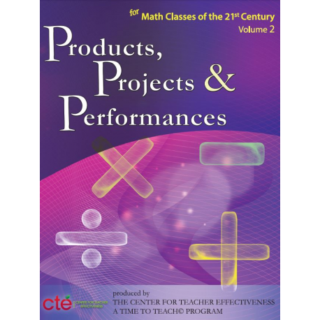 Products, Projects, and Performances for the 21st Century Math Classroom (Pack of 5)