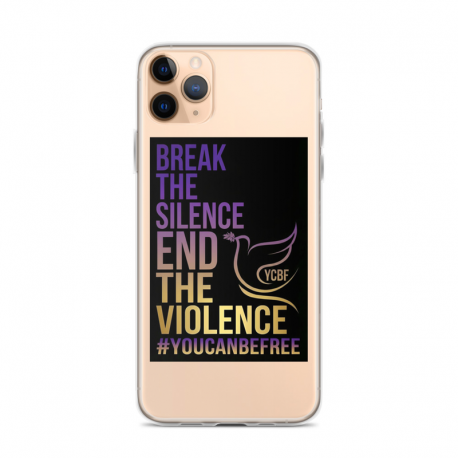 YCBF Break The Silence Clear Case for iPhone®