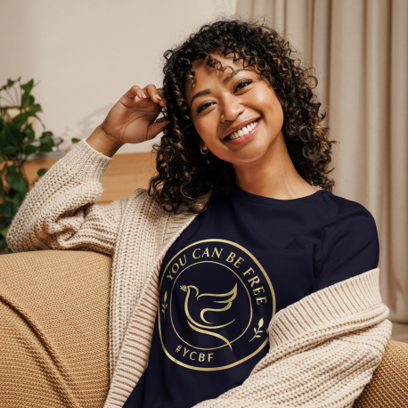 YCBF Women's Gold Freedom Seal Tee