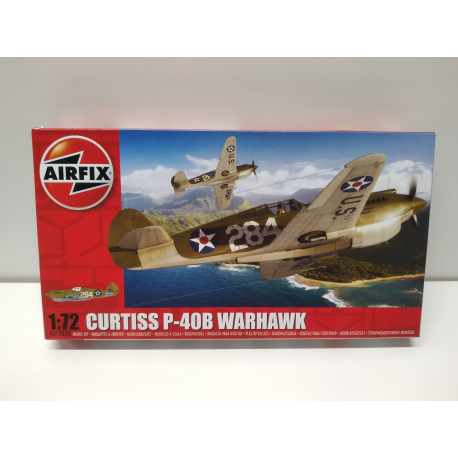 1-72 Curtiss P-40B Warhawk AIRFIX model kit